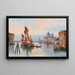 Venetië, uitzicht op Santa Maria della Salute - Karl Kaufmann — ingelijst kunstwerk aan de muur