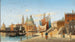 Venetië, uitzicht op Santa Maria della Salute - Karl Kaufmann — weergave van het kunstwerk
