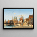 Venetië, uitzicht op Santa Maria della Salute - Karl Kaufmann — ingelijst kunstwerk aan de muur