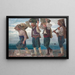 Les porteurs de pierre de Raguse - Karl Mediz — framed artwork on a wall