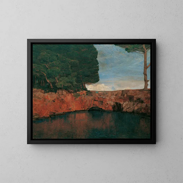 Solitude - Karl Mediz — framed artwork on a wall