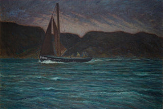 Karl Nordstrm - Fishing Boat in Storm.webp