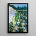 Garden at Grez - Karl Nordström — framed artwork on a wall