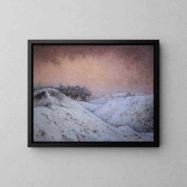 Sneeuwval - Karl Nordström — ingelijst kunstwerk aan de muur