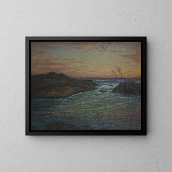Le Surf - Karl Nordström — ingelijst kunstwerk aan de muur