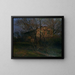 La Maison jaune - Karl Nordström — ingelijst kunstwerk aan de muur