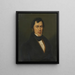 Portret van een edelman - Karl Philipp Schwab — ingelijst kunstwerk aan de muur