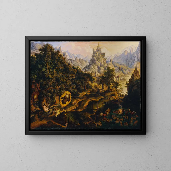The Legend of Tannhäuser - Karl Russ — framed artwork on a wall