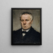 portret van een dorpsburgemeester - Karl Stauffer-Bern — ingelijst kunstwerk aan de muur