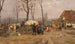 Autumn Livestock Market Painting - Karl Stuhlmüller — artwork view