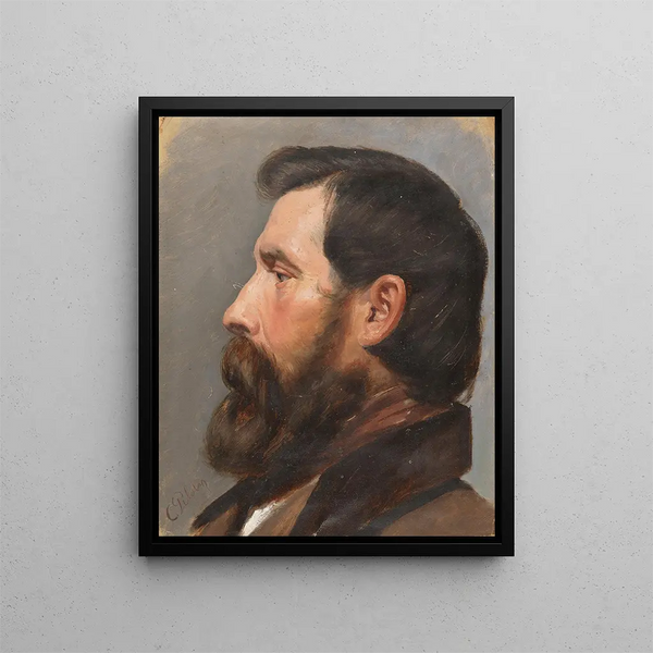 Karl Theodor von Piloty - Mnnerkopf im Profil.webp