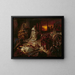 Néron op de ruïnes van Rome - Karl Theodor von Piloty — ingelijst kunstwerk aan de muur