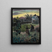 Avond in de tuin - Karl Wiener — ingelijst kunstwerk aan de muur