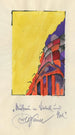Construction en violet en rood - Karl Wiener — weergave van het kunstwerk