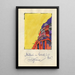 Construction en violet en rood - Karl Wiener — ingelijst kunstwerk aan de muur