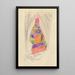 Construction colorée - Karl Wiener — ingelijst kunstwerk aan de muur