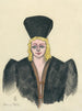 Dame - Karl Wiener — weergave van het kunstwerk