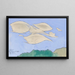 Wolken van foehn - Karl Wiener — ingelijst kunstwerk aan de muur