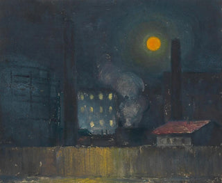 Karl Wiener - Gaswerk im Mondlicht.webp