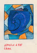 Composition en blauw - Karl Wiener — weergave van het kunstwerk