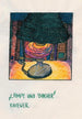 Lamp en boeken - Karl Wiener — weergave van het kunstwerk