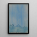 Landschap in blauw - Karl Wiener — ingelijst kunstwerk aan de muur