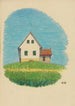 Onbekende titel huis in prairie - Karl Wiener — weergave van het kunstwerk