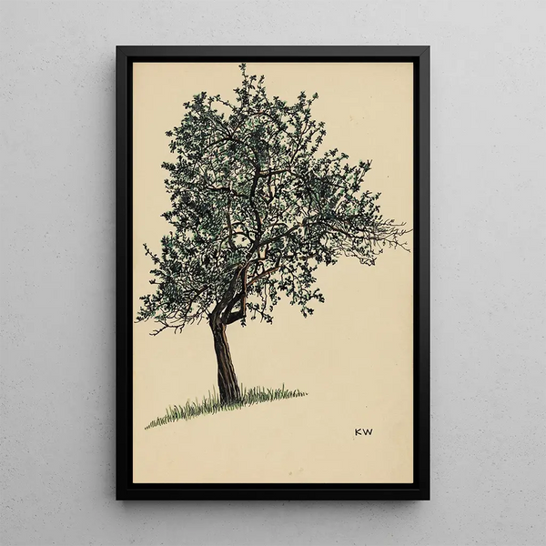 Karl Wiener - Ohne Titel Laubbaum.webp