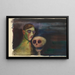 Zelfportret met de Dood - Karl Wiener — ingelijst kunstwerk aan de muur