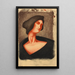 Vrouw II - Karl Wiener — ingelijst kunstwerk aan de muur