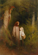 Adieu - Karl Wilhelm Diefenbach — weergave van het kunstwerk