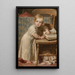 L'histoire du soir - Karl Wilhelm Friedrich Bauerle — ingelijst kunstwerk aan de muur