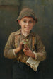 The newspaper boy - Karl Witkowski — artwork view