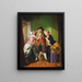 Ongewenste aandacht - Karl von Calzada — ingelijst kunstwerk aan de muur