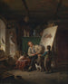 In het atelier - Karl von Enhuber — weergave van het kunstwerk