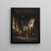 In het atelier - Karl von Enhuber — ingelijst kunstwerk aan de muur