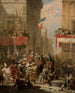 Carnaval aan de Corso in Rome - Karol Miller — weergave van het kunstwerk