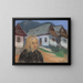 Landelijk motief - Karol Polnyi — ingelijst kunstwerk aan de muur