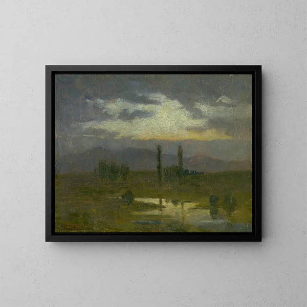 Twilight - Karol Pongrácz — framed artwork on a wall