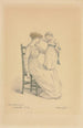 Moeder en kind - Kate Greenaway — weergave van het kunstwerk