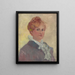 Zelfportret - Katherine Sophie Dreier — ingelijst kunstwerk aan de muur