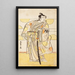 Actor Mitsugor I - Katsukawa Shunshō — framed artwork on a wall