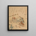 Ormeau - Katsushika Hokusai — ingelijst kunstwerk aan de muur