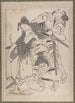 Album de schetsenboek door Katsushika Hokusai en zijn leerlingen Pl04 - Katsushika Hokusai — weergave van het kunstwerk