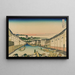 Edo Nihonbashi - Katsushika Hokusai — ingelijst kunstwerk aan de muur