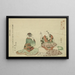Kasanui - Katsushika Hokusai — ingelijst kunstwerk aan de muur