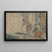 Kawasaki - Katsushika Hokusai — ingelijst kunstwerk aan de muur