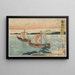 Maisaka - Katsushika Hokusai — ingelijst kunstwerk aan de muur