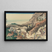 Spiritual Ascension Painting - Katsushika Hokusai — framed artwork on a wall