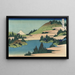 Ssh hakone kosui - Katsushika Hokusai — ingelijst kunstwerk aan de muur